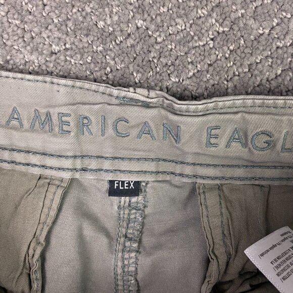 American Eagle Cargo Shorts Classic Length Men's 30 Faded Olive Green - Picture 4 of 11